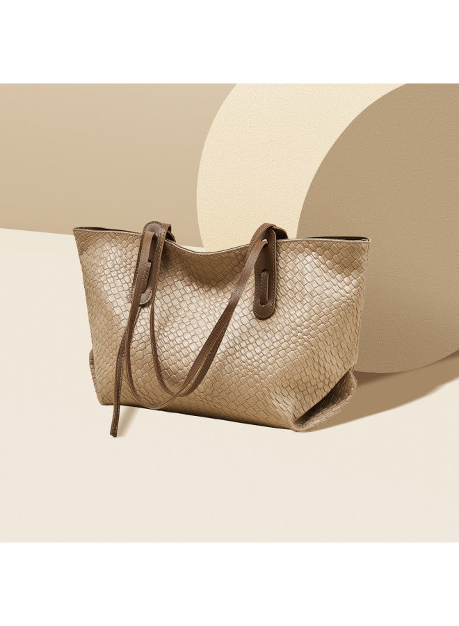 SAFIYA Qixi Festival Gift】women's Bag 2025 New Arrival Popular Large Capacity Tote Bag Handheld Single Shoulder Crossbody Bag - Image 5
