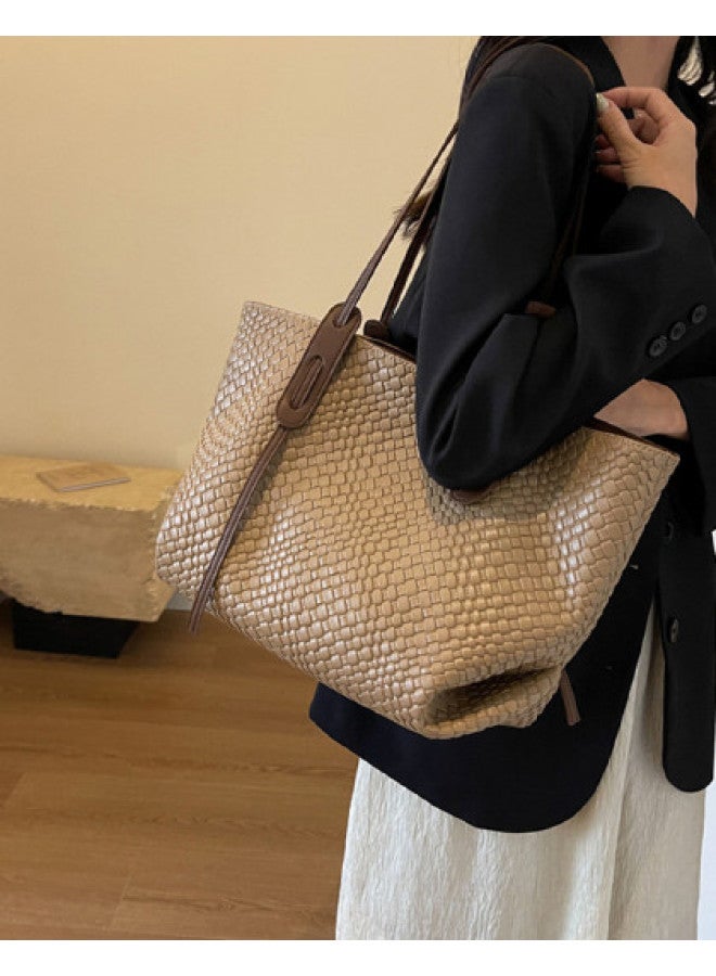 SAFIYA Qixi Festival Gift】women's Bag 2025 New Arrival Popular Large Capacity Tote Bag Handheld Single Shoulder Crossbody Bag - Image 1
