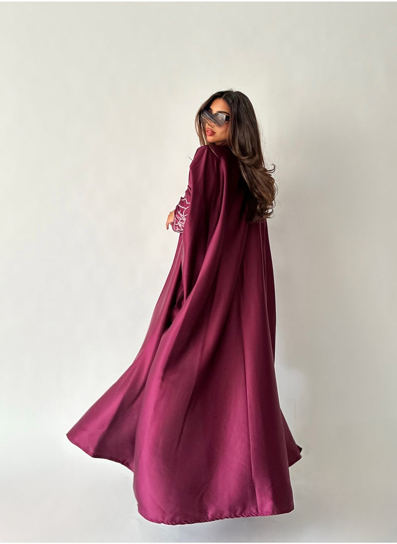 abaya in maroon colour - pzsku/ZBA10A90B98FDD13EF55BZ/45/_/1733663280/7b3bbf02-20a5-48ac-bc96-e268dd6152e3