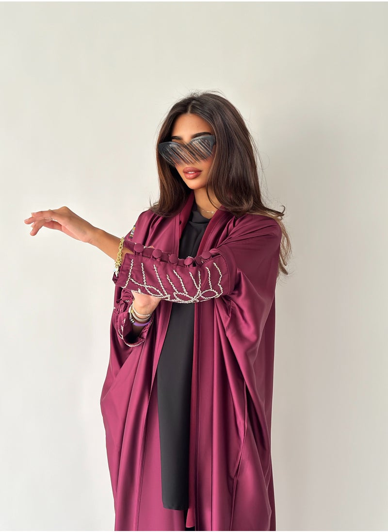 abaya in maroon colour - pzsku/ZBA10A90B98FDD13EF55BZ/45/_/1733663309/d7c8120a-cf24-4523-8071-298ac9cd9091