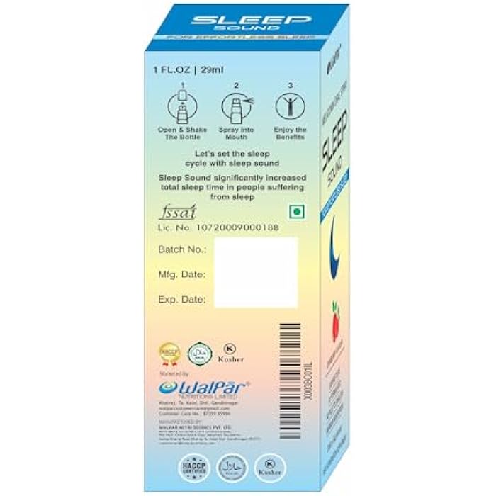 Walpar Oral Sleep Spray Supplement (30ml) - Cranberry Flavored Sleep Aid Spray – Drug & Gluten Free Instant Melatonin Spray for Sleep & Immune System Support - Non-Habit Forming Sleep Support Spray - Image 3