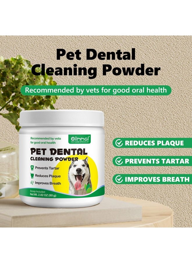 Teeth Cleaning Powder for Dog, 120G Dog Dental Powder, Support Teeth Cleaning Dental Powder for Dogs and Cats, Breath Freshener & Teeth Stain Remover, Plaque, Tartar Remover for All Size Dogs Cats - pzsku/ZBA10B9291363FDF83A2DZ/45/_/1737031539/2033bbac-a03b-4d84-8e2f-9139052d8302