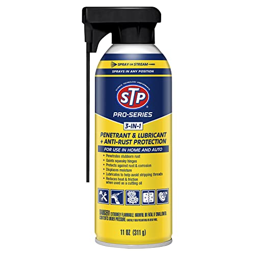 STP Pro Series Car Rust Remover, 3-in-1 Lubricant and Penetrant for Home, Cars and Truck, 11 Oz, STP - Image 1