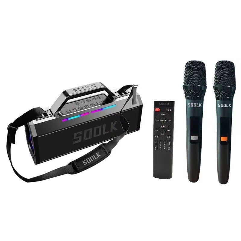 150W High-Power Subwoofer Outdoor Karaoke Sound Card All-In-One Bluetooth Speaker Live Recording 6.5 Audio Interface - Image 2