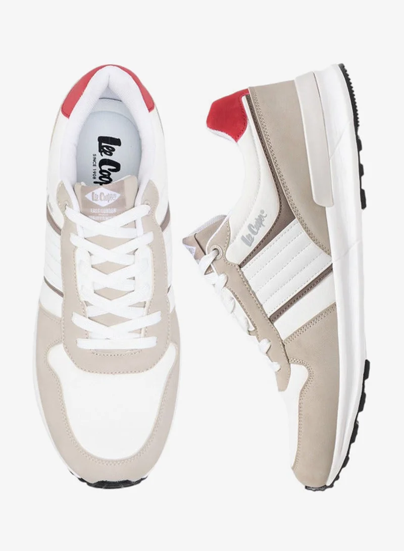Lee Cooper Men's Panelled Lace-Up Sneakers