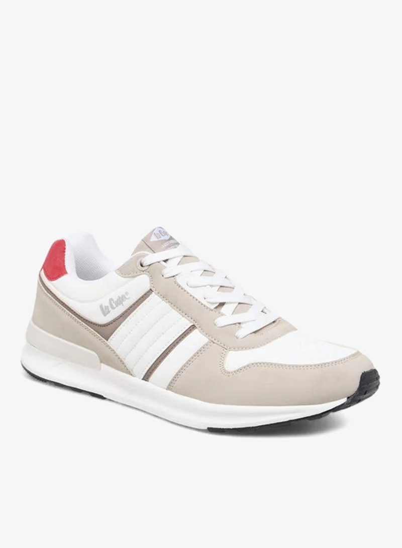 Lee Cooper Men's Panelled Lace-Up Sneakers