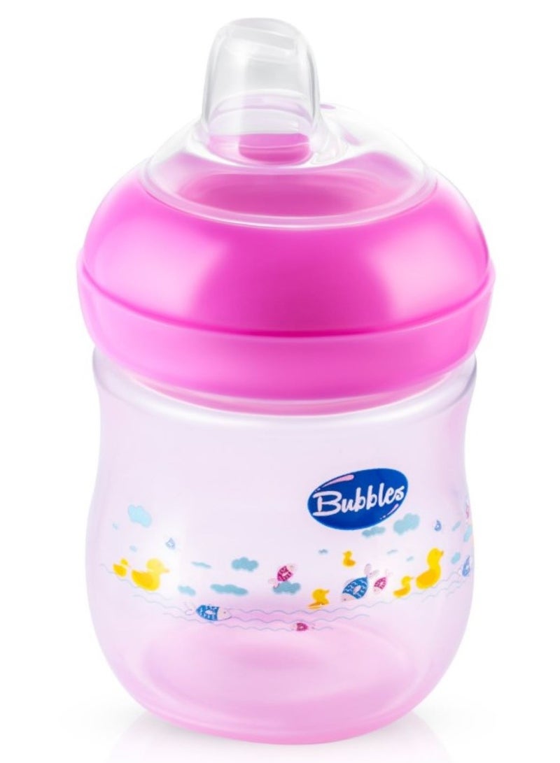 بابلز كوب ناتشورال 150مل للتدريب على الشرب بدون يد  (روز) - متعددة الاشكال - Image 2