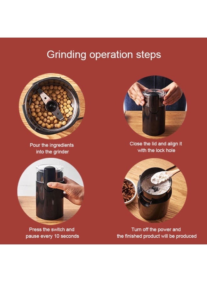 Portable Stainless Steel Mini Multi-function Automatic Grinder, Coffee Grinder, Kitchen Gadget - Image 3
