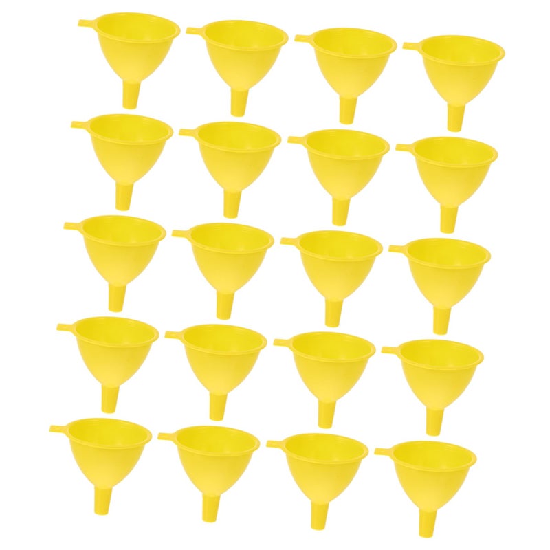 Mini Funnels for Homemade Oils and Cosmetics 20 Pack Thickened Plastic for Narrow Bottles - Image 2
