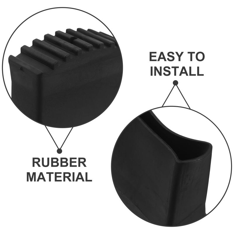 Ladder Leg Covers, Non-Slip and Durable Rubber Pads for Safe Ladder Use - Image 3