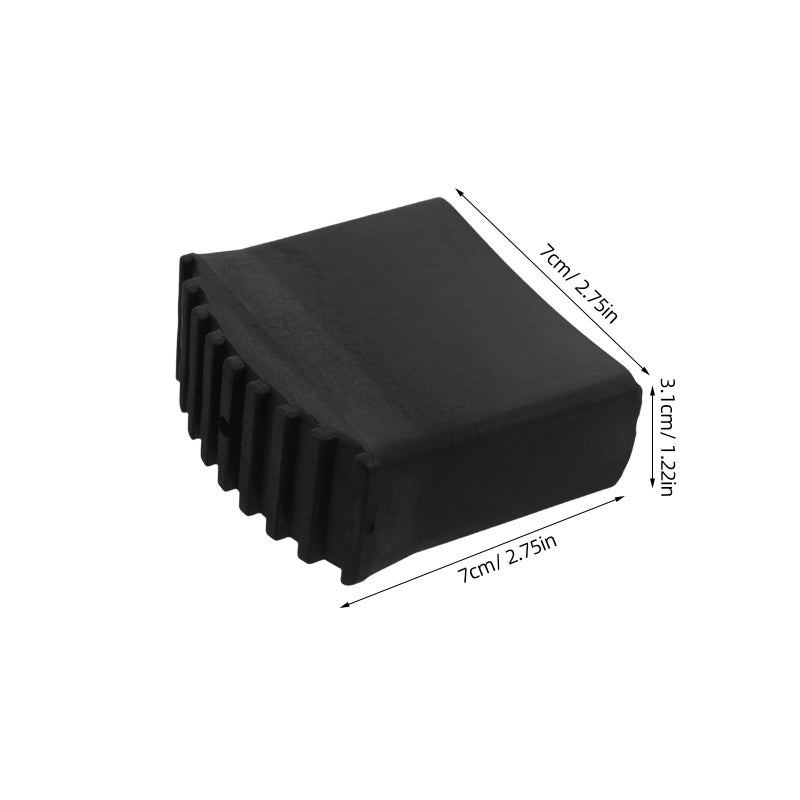 Ladder Leg Covers, Non-Slip and Durable Rubber Pads for Safe Ladder Use - Image 2