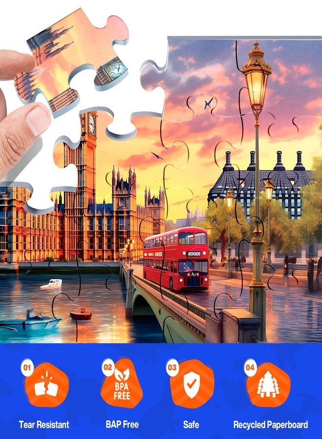 Biarek 6 Packs Large Piece Jigsaw Puzzles for Elderly Puzzle Dementia Alzheimer's Products Activities, Alzheimer's Puzzles Cognitive Gift for Patients in Nursing Home Seniors Adults, 6 Storage Bags(16&35) - Image 4