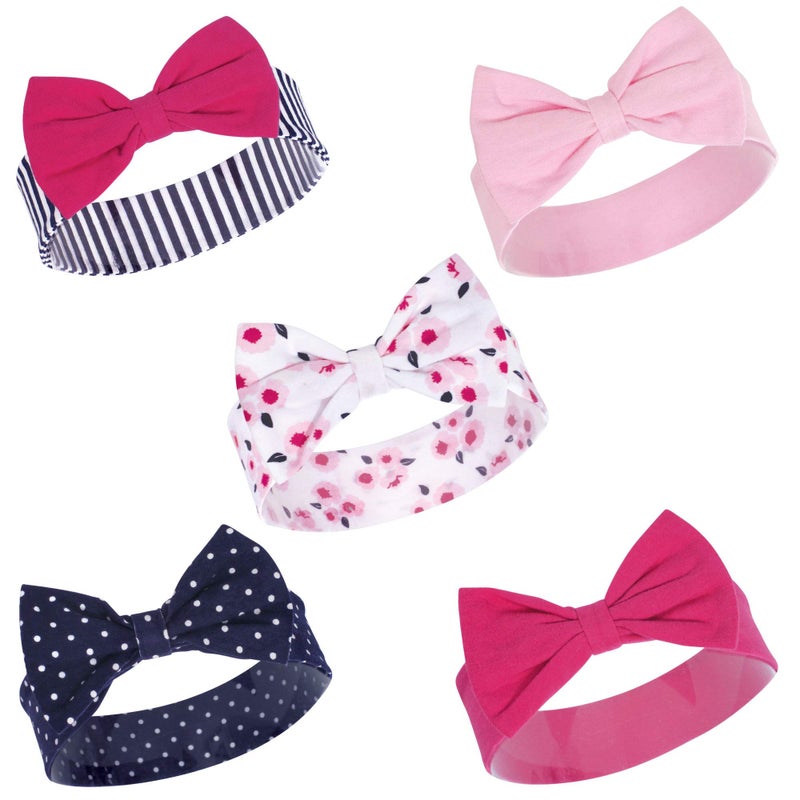 Little Treasure Little Treasure Baby Girl Cotton Headbands Polished One Size 
