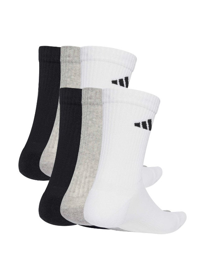Adidas Cushioned Crew Socks 6 Pairs - Image 1