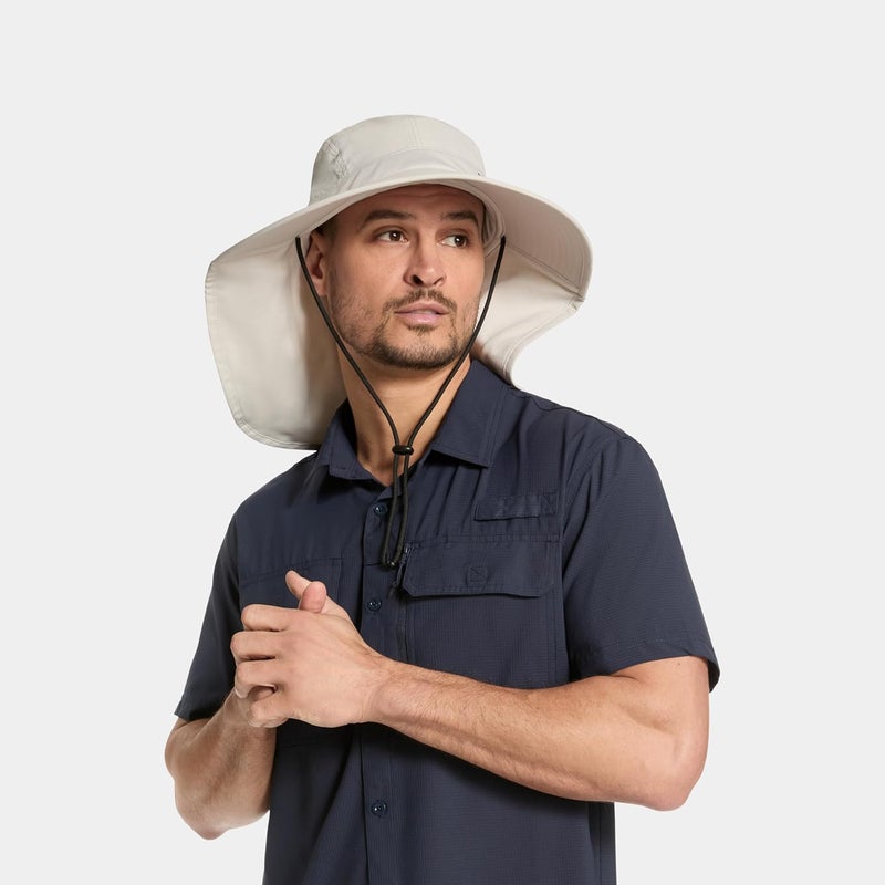 Mission Cooling Sun Defender Sun Hat, UPF 50 UV Protection for Men Women, Wide Brim Outdoor Hat for Hiking, Fishing, Beach, Gardening - Image 5