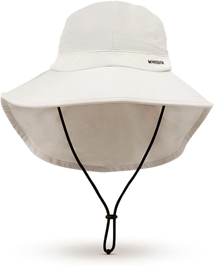 Mission Cooling Sun Defender Sun Hat, UPF 50 UV Protection for Men Women, Wide Brim Outdoor Hat for Hiking, Fishing, Beach, Gardening - Image 2
