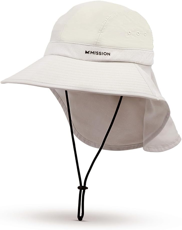 Mission Cooling Sun Defender Sun Hat, UPF 50 UV Protection for Men Women, Wide Brim Outdoor Hat for Hiking, Fishing, Beach, Gardening - Image 1