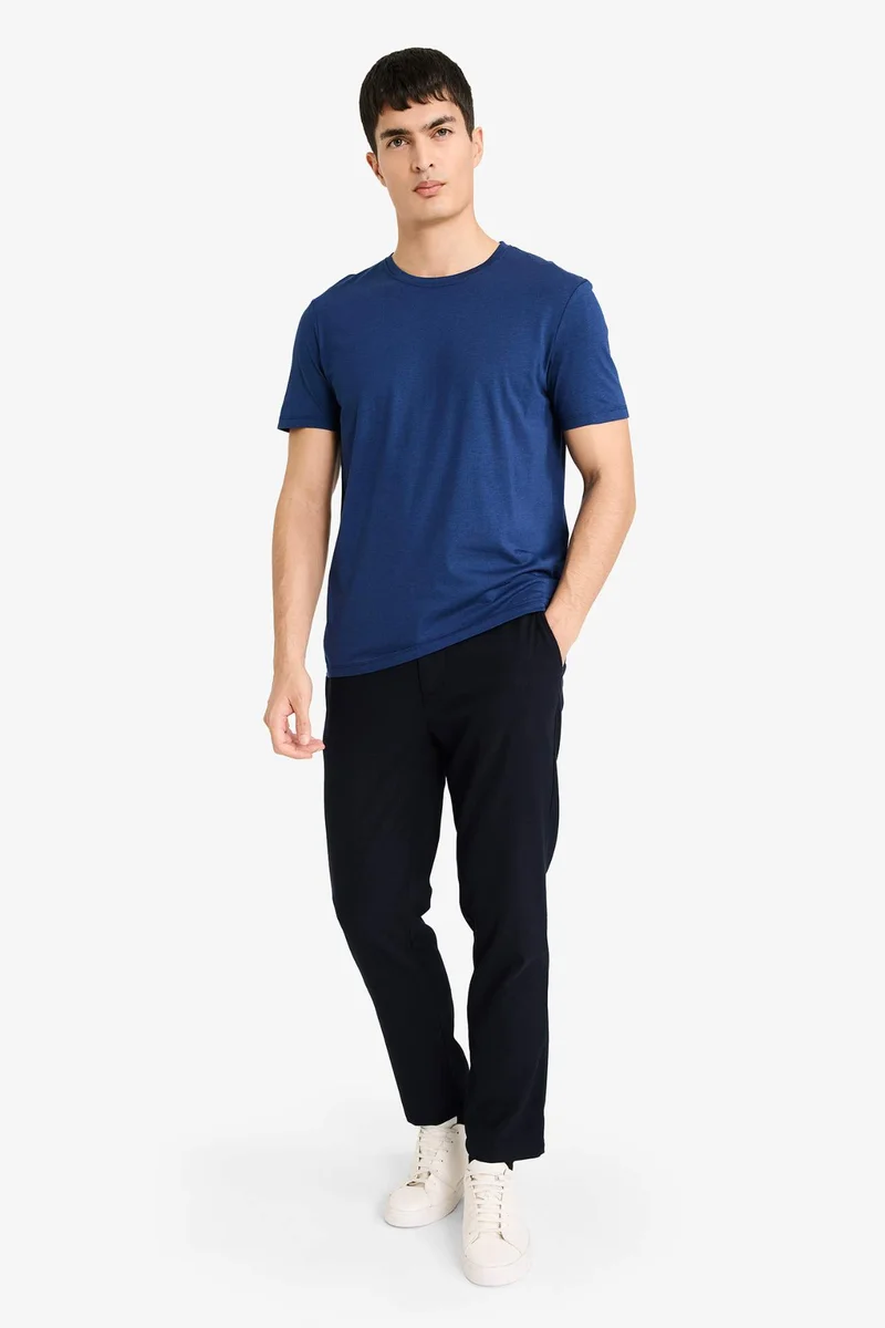 DeFacto Slim Fit Crew Neck Short Sleeve T-Shirt