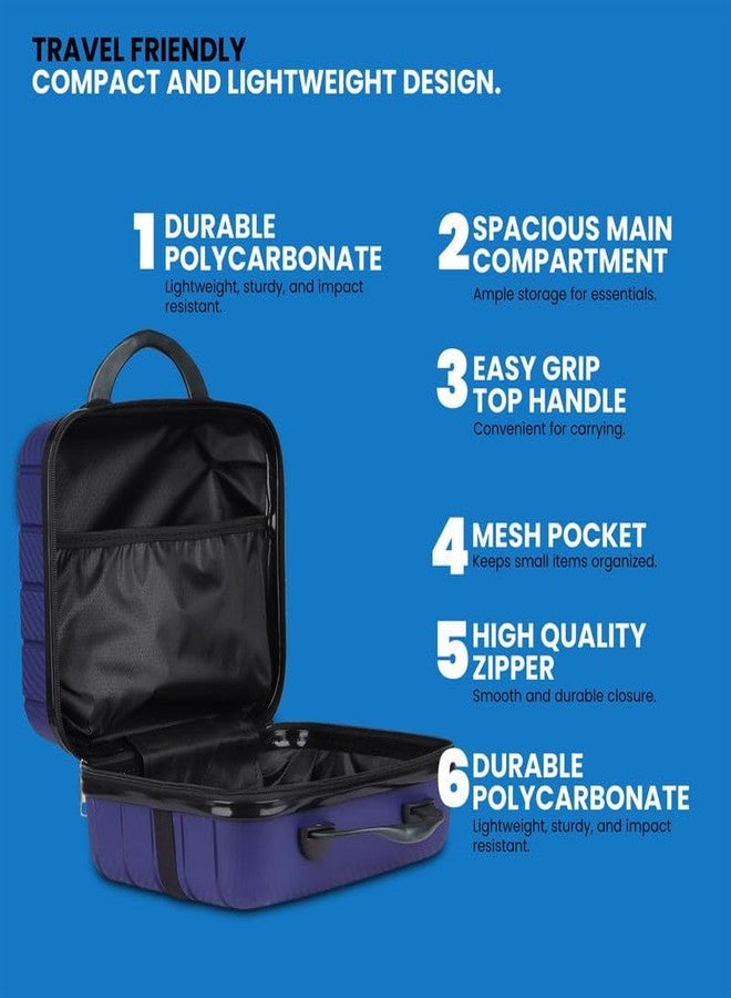 Polo Class Vanity case/Makeup Box | Lightweight and Durable| Waterproof case - Blue - Image 5
