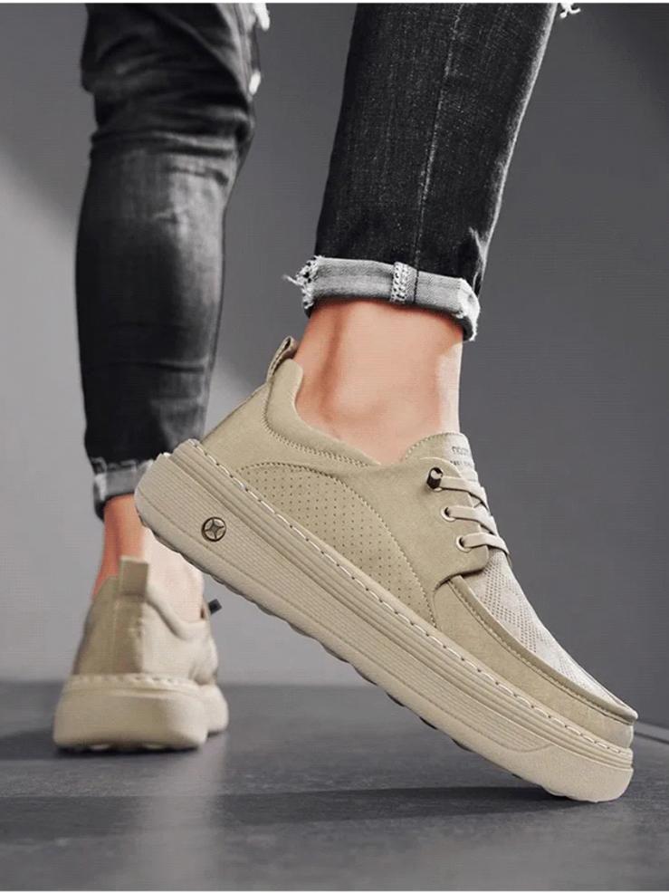 Men's Classic Flat Board Shoes - Casual Fashion Sneakers, Anti-Slip Breathable Skate Shoes for Daily Wear - Image 1