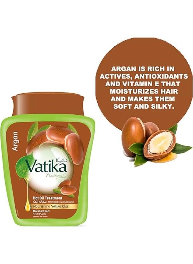فاتيكا ناتشورالز، حمام الزيت الساخن بالأرغان و زيوت فاتيكا المغذية 500 جرام - Image 4