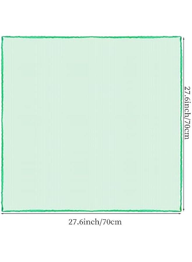 Arabest 9 Pcs Chiffon Scarf, 27.6 Inch Square Solid Color Bandana Handkerchief Ribbon Scarves for Women Girls - Image 2