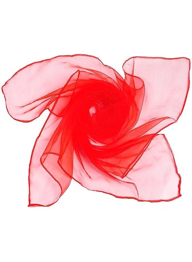 Arabest 9 Pcs Chiffon Scarf, 27.6 Inch Square Solid Color Bandana Handkerchief Ribbon Scarves for Women Girls - Image 4