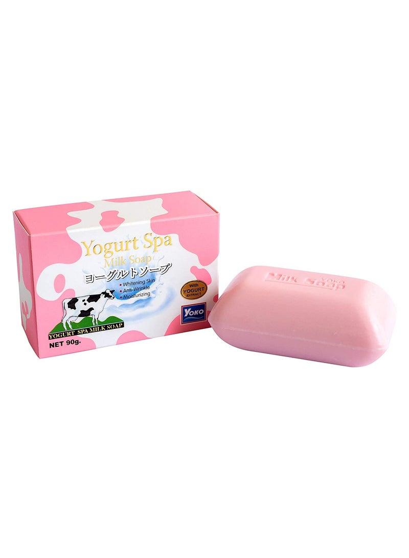 Milk Soap Whitening Skin Anti Wrinkle Moisturizing 90grams