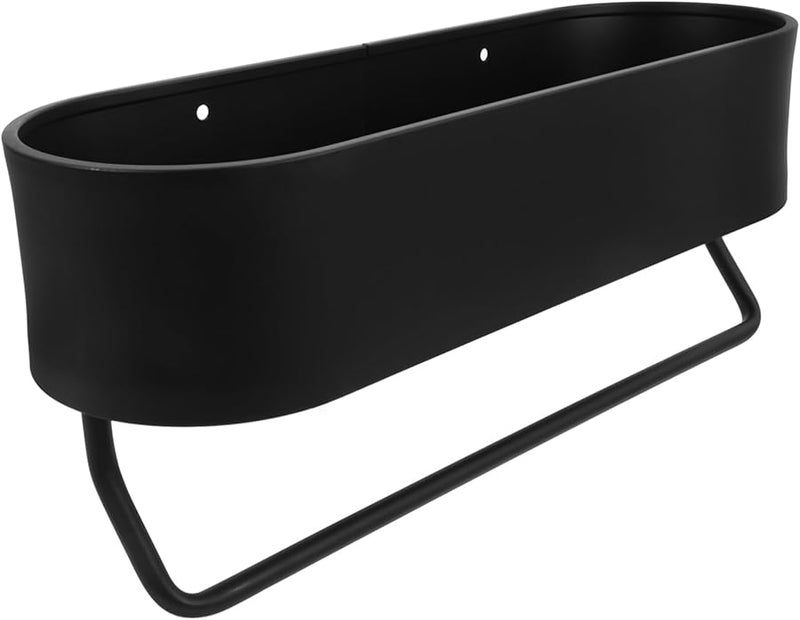 Aluminum Toothpaste Holder Wall Mount Adhesive Toothbrush Rack Bathroom Storage Shelf - Image 2