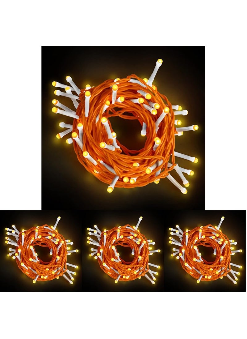 ECOLINK EcoLink StarGlow 9Meter LED String Light for Decoration 3watt Amber Pack of 4  - Image 1
