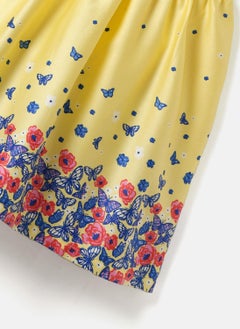 Nautinati Nautinati Girls' 100% Cotton Printed Dress  - Image 4