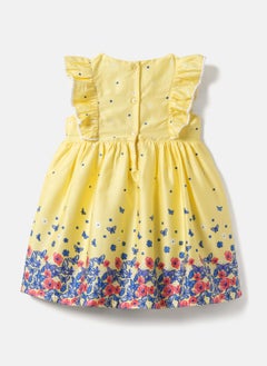 Nautinati Nautinati Girls' 100% Cotton Printed Dress  - Image 2
