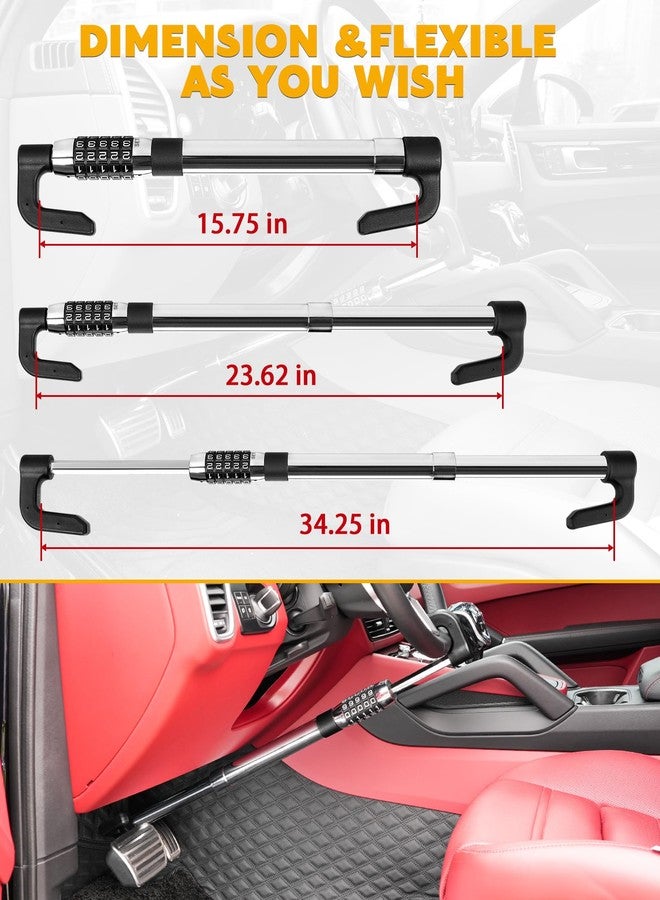 Tevlaphee Password Steering Wheel Brake Lock - Image 2