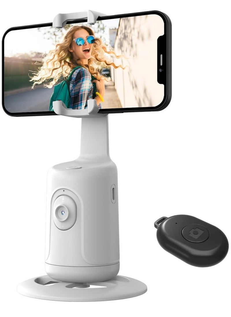 Generic - P01 Auto Face Tracking Tripod,360° Rotation Body Phone Camera Mount Smart Shooting Holder with Remote Selfie Stick, No App, Gesture Control, for Vlog, Tiktok - Image 1