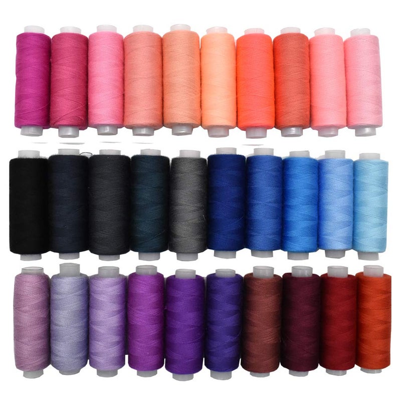 Renashed Sewing Thread 60 Colors Sewing Industrial Machine and Hand Stitching Cotton Sewing Thread (60 Color) - Image 3