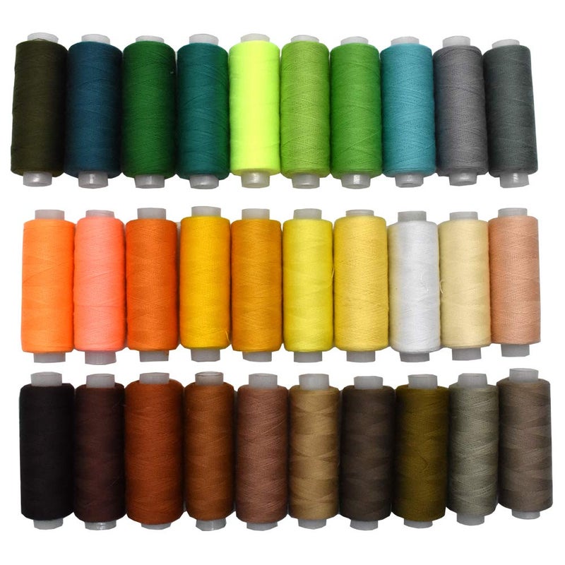 Renashed Sewing Thread 60 Colors Sewing Industrial Machine and Hand Stitching Cotton Sewing Thread (60 Color) - Image 4