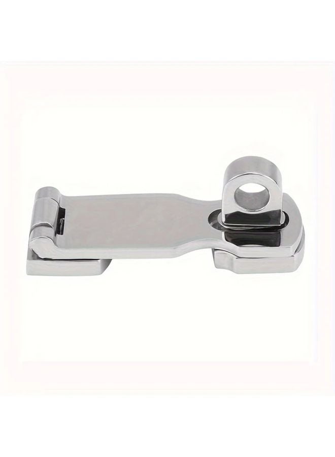 76mm 316 Stainless Steel Boat Swivel Eye Locking Hasp Latch Hardware - Image 2
