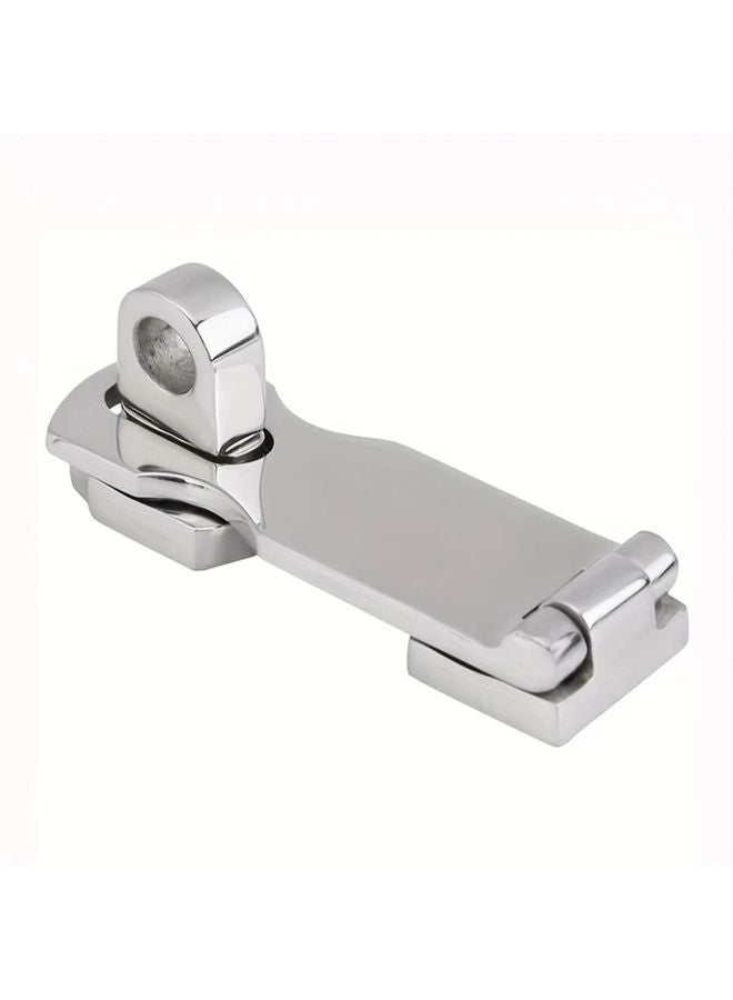 76mm 316 Stainless Steel Boat Swivel Eye Locking Hasp Latch Hardware - Image 4