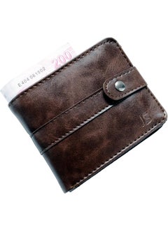 Apera Tr-91 Full Size Snap Fastener Leather Men's Wallet, 15 Card Holder, Double Money Compartment  - Image 1