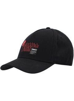Termit Termit Black Baseball Cap – One Size Unisex Cotton Summer Hat for Kids & Teens, Minimalist Design, Breathable and Lightweight for Outdoor Activities  - Image 1
