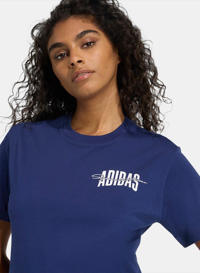 Adidas Collegiate Graphic T-Shirt - Image 4