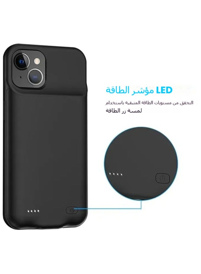 general Battery Case for iPhone 14, 7000mAh Slim Portable Protective Charging Case with CarPlay Compatible with iPhone 14 (6.1 inch) Rechargeable Battery Pack Charger Case - Image 5