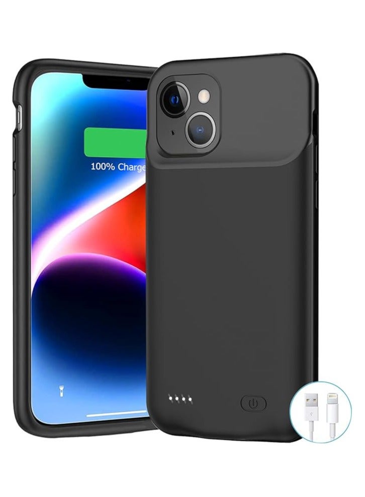 general Battery Case for iPhone 14, 7000mAh Slim Portable Protective Charging Case with CarPlay Compatible with iPhone 14 (6.1 inch) Rechargeable Battery Pack Charger Case - Image 1