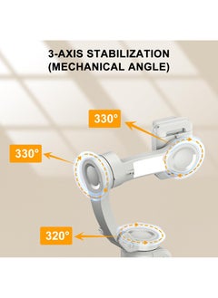 TOKQI Gimbal Stabilizer for Smartphones, 3-axis Phone Gimbal for Android & iPhone, Phone Stabilizer for Video Recording with Face/Object Tracking  - Image 5
