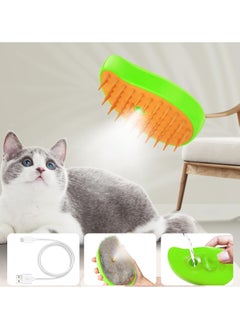 A.M Cat Steam Brush, Cat Hair Brush with Steamer, New 3 in 1 Steam Cleaner Pet Cat Brush, Pet Hair Steaming Brush, Pet Cat Steam Comb, Cat Spray Comb  - Image 1