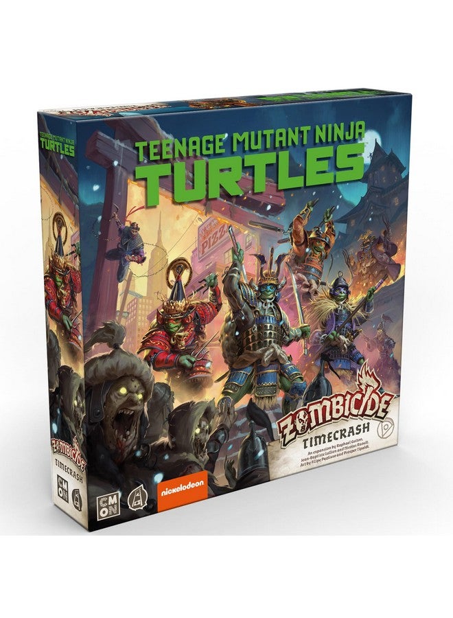 CMON Zombicide White Death: TMNT Time Crash EXPANSION - Turtle Team’s Quest through Zombie New York, Cooperative Strategy Game with Tabletop Miniatures, Ages 14+, 1-6 Players, 1 Hour Playtime, Made by CMON - Image 1