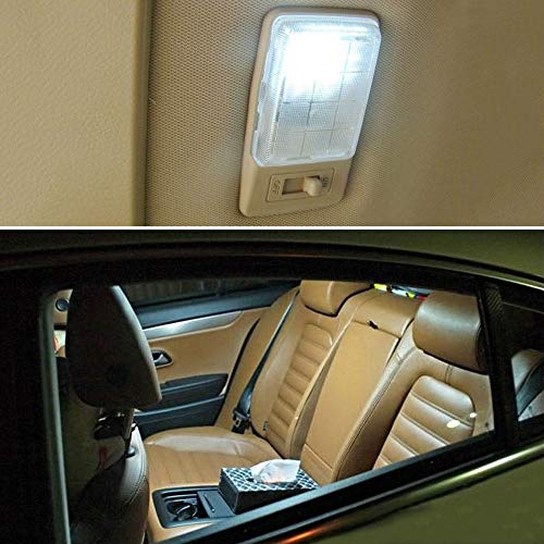 2FY2SW DE3175 LED Bulb, 27mm 28mm LED Festoon Dome Bulb for Car Interior Reading Map Door License Plate Light 12V (27mm, White) 4PCS - Image 3