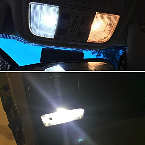 2FY2SW DE3175 LED Bulb, 27mm 28mm LED Festoon Dome Bulb for Car Interior Reading Map Door License Plate Light 12V (27mm, White) 4PCS - Image 4