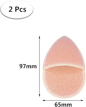 2 Pcs Face Cleaning Puff Exfoliating Sponge Reusable Facial Make Up Cleansing Pad for Facial Cleansing and Exfoliating - Image 2