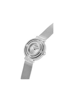 GUESS ساعة كوارتز بتصميم أنالوج بشبكة للنساء من غيس - GW0550L1  - Image 2